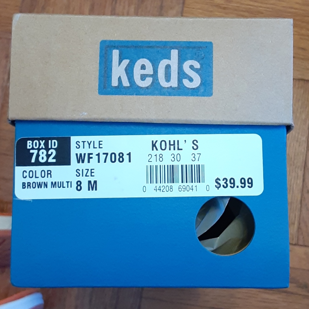 New Keds 8M Thong Sandals striped WF17081 - Picture 4 of 8